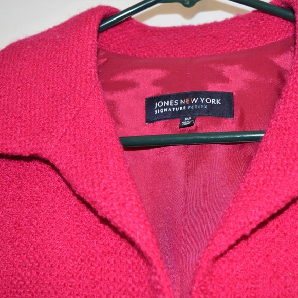 EUC JONES NEW YORK SIGNATURE WOOL BLEND BLAZER PP - Picture 3 of 5